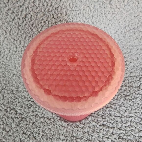 Starbucks 2022 Soft Touch Pink Lemonade Jelly Studded 16oz Tumbler Cold Cup - Picture 5 of 8